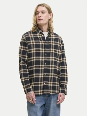 Jack&Jones Koszula Classic Flannel 12278406 Czarny Regular Fit
