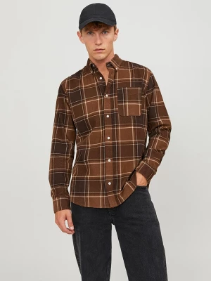 Jack & Jones Koszula - Comfort fit - w kolorze brązowym rozmiar: M