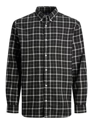 Jack & Jones Koszula "Cozy" - Slim fit - w kolorze czarno-białym rozmiar: S