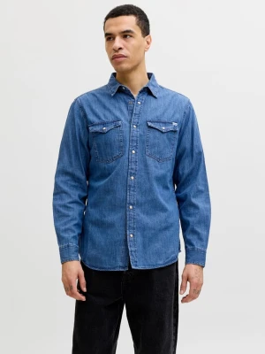 Jack & Jones Koszula dżinsowa - Regular fit - w kolorze niebieskim rozmiar: XL
