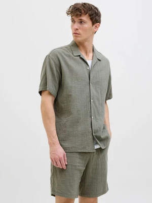 Jack & Jones Koszula "Easter" w kolorze oliwkowym rozmiar: L