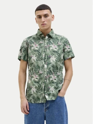 Jack&Jones Koszula Hawaii 12269137 Zielony Comfort Fit