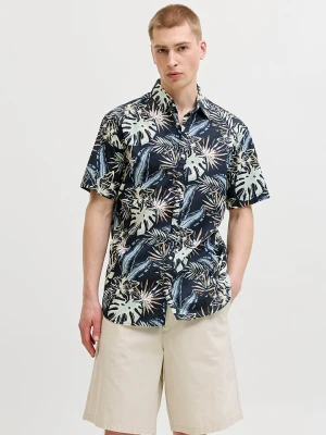 Jack & Jones Koszula "Honolulu" w kolorze granatowym rozmiar: XL