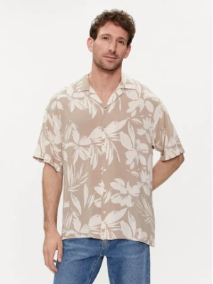 Jack & Jones Koszula Jeff 12248408 Beżowy Relaxed Fit