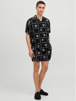 Jack&Jones Koszula Jorluke 12255727 Czarny Relaxed Fit