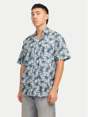 Jack&Jones Koszula Joshua 12271089 Niebieski Wide Fit