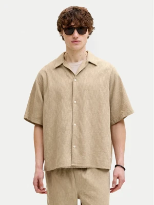 Jack & Jones Koszula Montauk 12293555 Beżowy Regular Fit