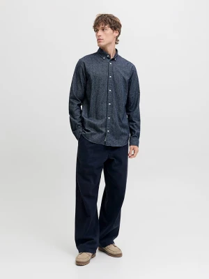 Jack & Jones Koszula - Regular fit - w kolorze granatowym rozmiar: L