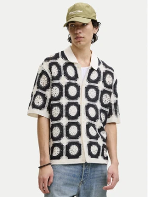 Jack & Jones Koszula Rorchard 12293276 Beżowy Loose Fit