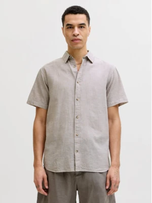 Jack & Jones Koszula Summer 12289160 Beżowy Regular Fit