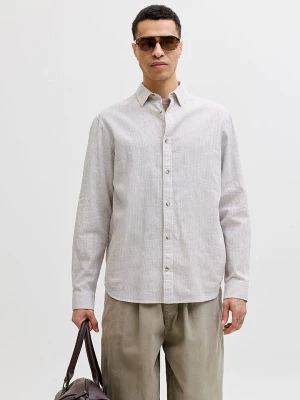 Jack & Jones Koszula "Summer" w kolorze beżowym rozmiar: L