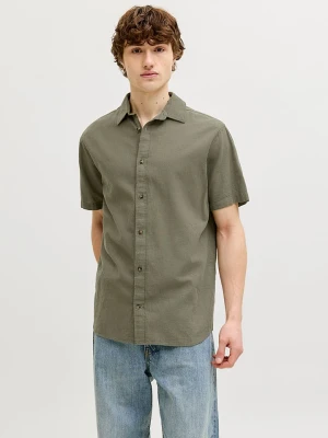 Jack & Jones Koszula "Summer" w kolorze oliwkowym rozmiar: M