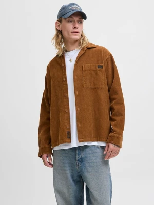 Jack & Jones Koszula sztruksowa w kolorze jasnobrązowym rozmiar: XL