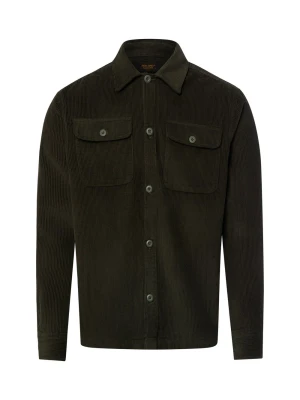 Jack & Jones koszula z sztruksu Mężczyźni Regular Fit Bawełna (100%) zielony