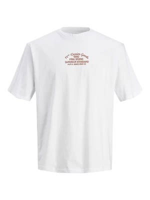 Jack & Jones Koszulka "Carl" w kolorze białym rozmiar: S