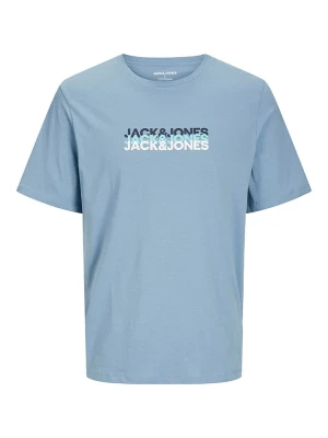 Jack & Jones Koszulka "Cyber" w kolorze błękitnym rozmiar: M