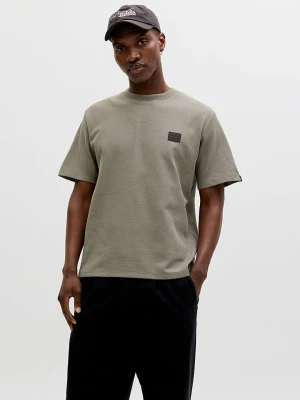 Jack & Jones Koszulka "Daytona" w kolorze khaki rozmiar: S