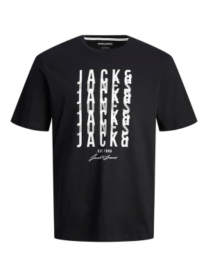 Jack & Jones Koszulka "Delvin" w kolorze czarnym rozmiar: M