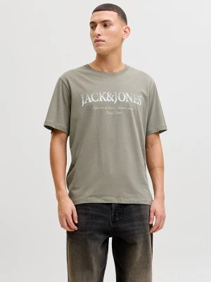 Jack & Jones Koszulka "Devin Daytona" w kolorze khaki rozmiar: S