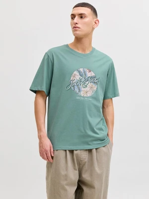 Jack & Jones Koszulka "Honolulu" w kolorze turkusowym rozmiar: L