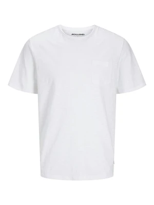 Jack & Jones Koszulka "Jake" w kolorze białym rozmiar: L