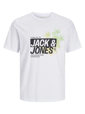 Jack & Jones Koszulka "Jaxon" w kolorze białym rozmiar: M