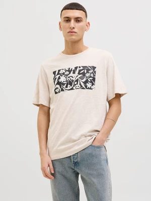 Jack & Jones Koszulka "Jeff" w kolorze kremowym rozmiar: XL