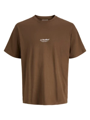 Jack & Jones Koszulka "Jjesoho" w kolorze jasnobrązowym rozmiar: XL