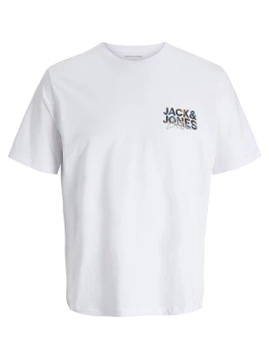 Jack & Jones Koszulka "Jjgeplas" w kolorze białym rozmiar: L