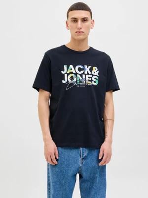 Jack & Jones Koszulka "Jjgeplas" w kolorze granatowym rozmiar: XL