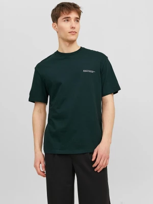 Jack & Jones Koszulka "Jorvesterbro" w kolorze zielonym rozmiar: XL