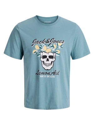 Jack & Jones Koszulka "King" w kolorze turkusowym rozmiar: XL
