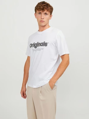 Jack & Jones Koszulka "Lake" w kolorze białym rozmiar: XL