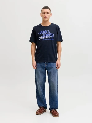 Jack & Jones Koszulka "Logo" w kolorze granatowym rozmiar: L