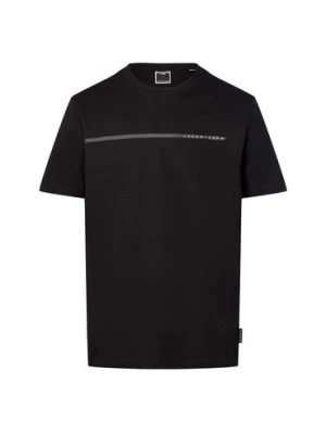 Jack & Jones Koszulka męska - JCOFusion Mężczyźni czarny jednolity,