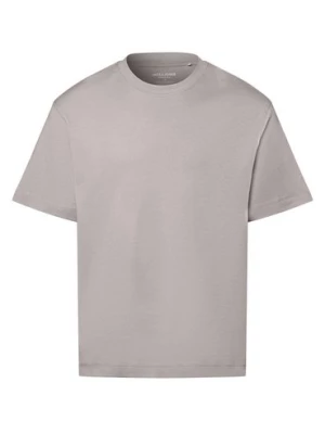 Jack & Jones Koszulka męska - JJEUrban Edge Mężczyźni Bawełna szary jednolity,