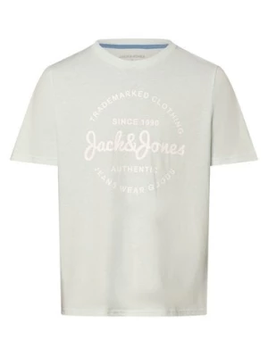 Jack & Jones Koszulka męska - JJForest Mężczyźni Bawełna zielony nadruk,