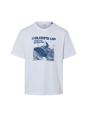 Jack & Jones Koszulka - JPRBluocean Mężczyźni Bawełna biały|wielokolorowy,
