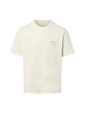 Jack & Jones Koszulka męska - Justin Mężczyźni beżowy nadruk,