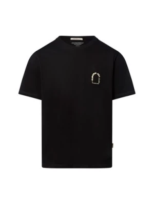 Jack & Jones Koszulka męska - Justin Mężczyźni czarny nadruk,