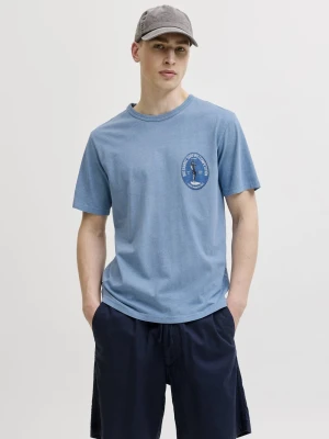 Zdjęcie produktu Jack & Jones Koszulka Mężczyźni Bawełna (100%) niebieski