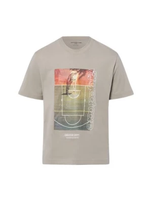 Jack & Jones Koszulka męska - Paloma Mężczyźni Bawełna szary nadruk,