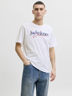 Jack & Jones koszulka Mężczyźni Bawełna (100%) biały