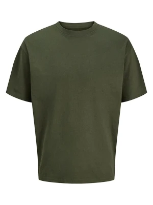 Jack & Jones Koszulka "Organic" w kolorze khaki rozmiar: S