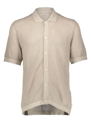 Jack & Jones Koszulka polo "Arto" w kolorze beżowym rozmiar: L