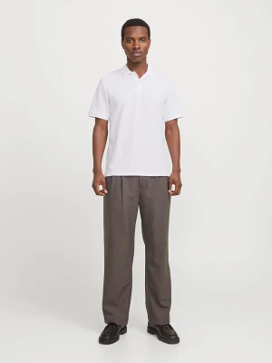 Jack & Jones Koszulka polo "Austin" w kolorze białym rozmiar: XL