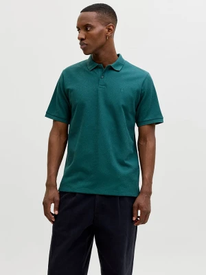 Jack & Jones Koszulka polo "Austin" w kolorze morskim rozmiar: M