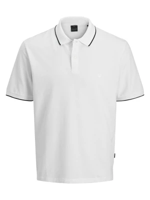 Jack & Jones Koszulka polo "Blaweston" w kolorze białym rozmiar: M
