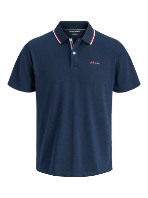 Jack & Jones Koszulka polo "Blaze" w kolorze granatowym rozmiar: S