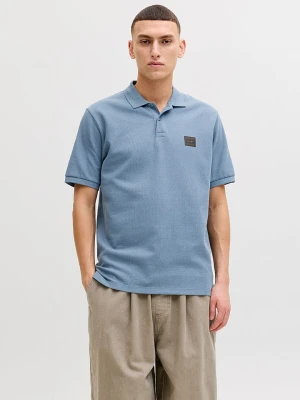 Jack & Jones Koszulka polo "Daytona" w kolorze błękitnym rozmiar: L